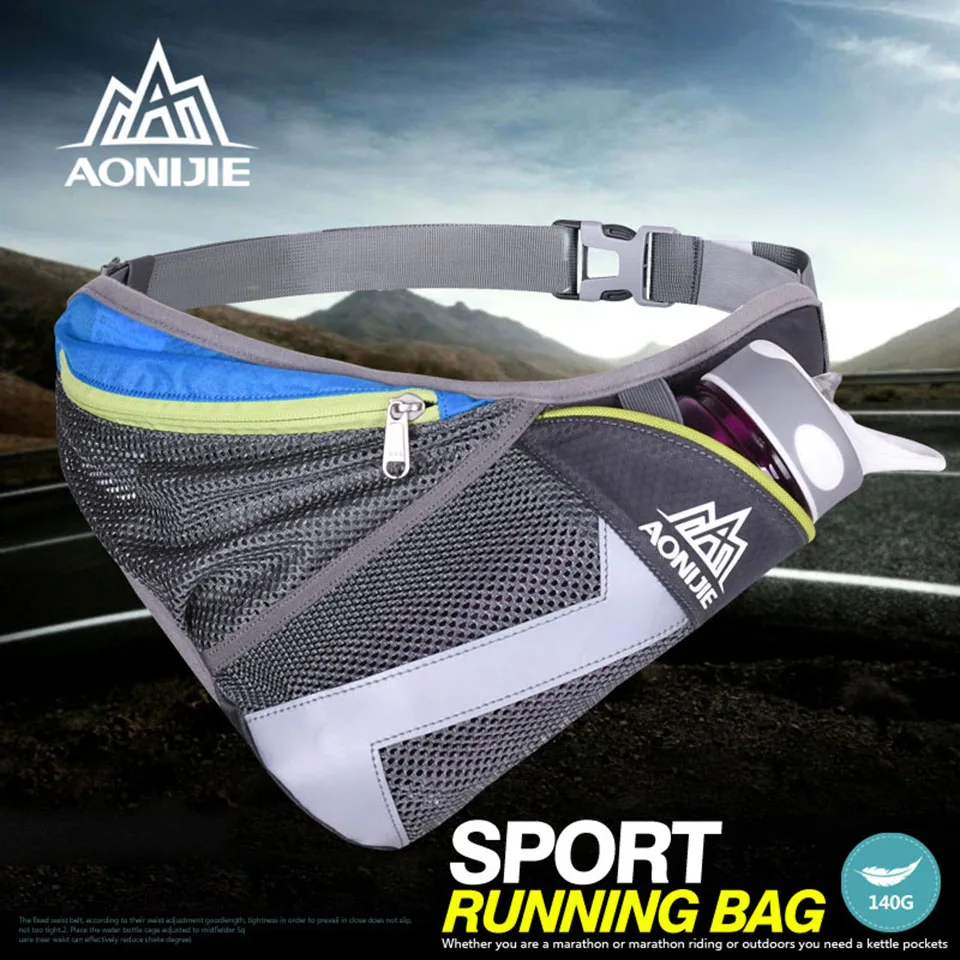 Поясная Сумка AONIJIE для мужчин и женщин легкая нейлоновая поясная сумка бега