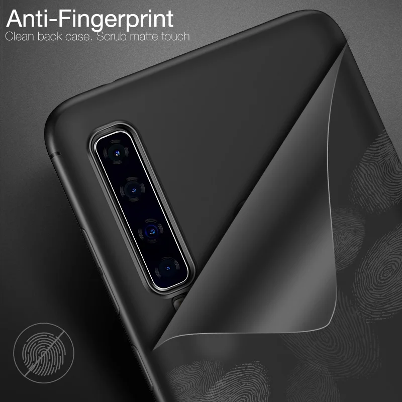 Мягкий ТПУ чехол Cafele для Samsung Galaxy A9s Матовый ультратонкий |