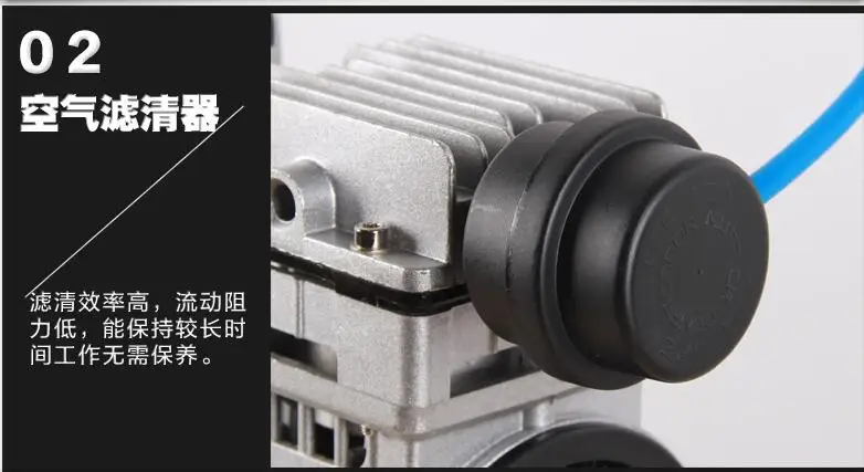 Безмасляный воздушный компрессор газовый насос высокого давления небольшой для