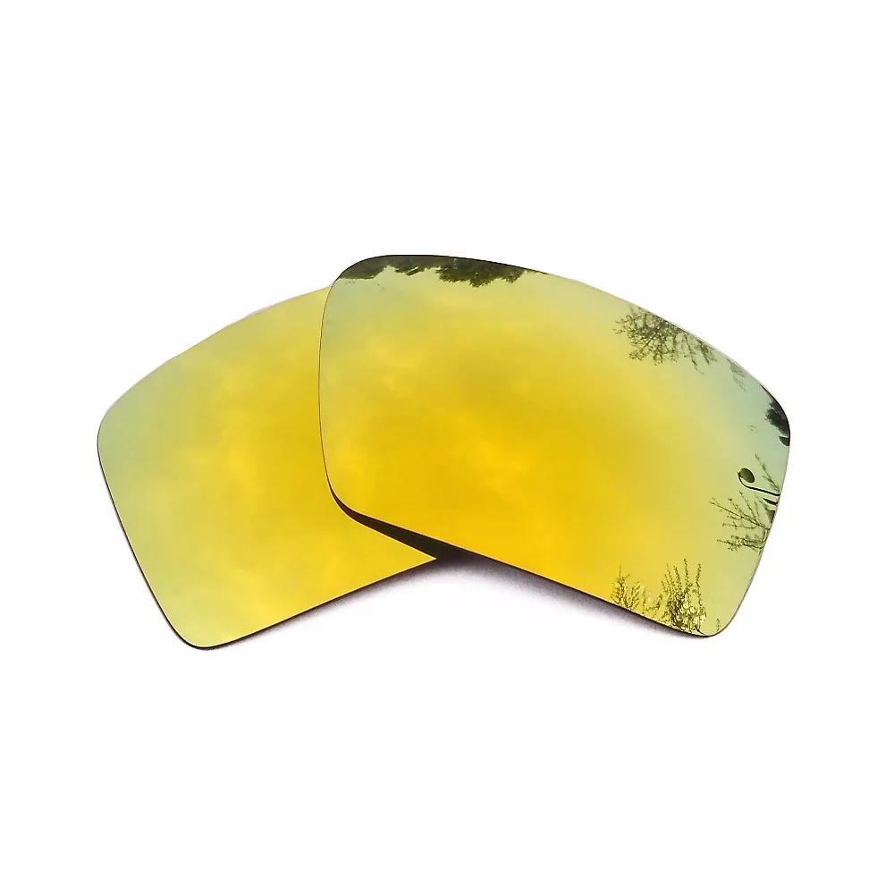 Сменные поляризованные зеркальные линзы 24 к золотого цвета для солнцезащитных