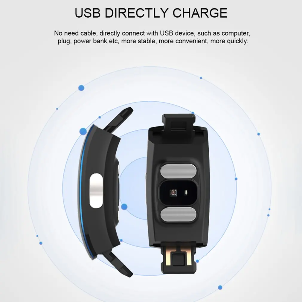 P3 Smart Band ЭКГ + PPG монитор крови Давление часы реального времени сердечного ритма