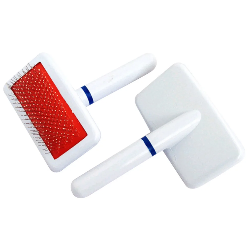 Расческа для шерсти собак щетка с пластиковой ручкой подушка безопасности из