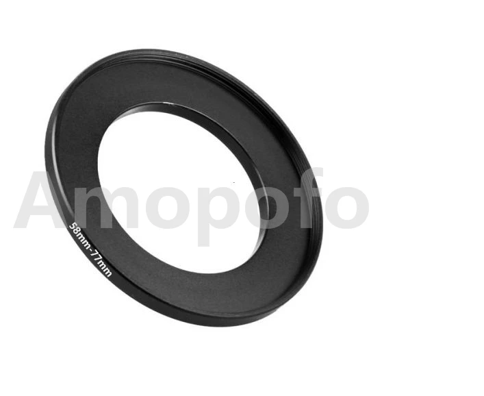 

Universal 58-77mm /58mm to 77mm Step Up Ring Filter Adapter for UV,ND,CPL,Metal Step Up Ring Adapter