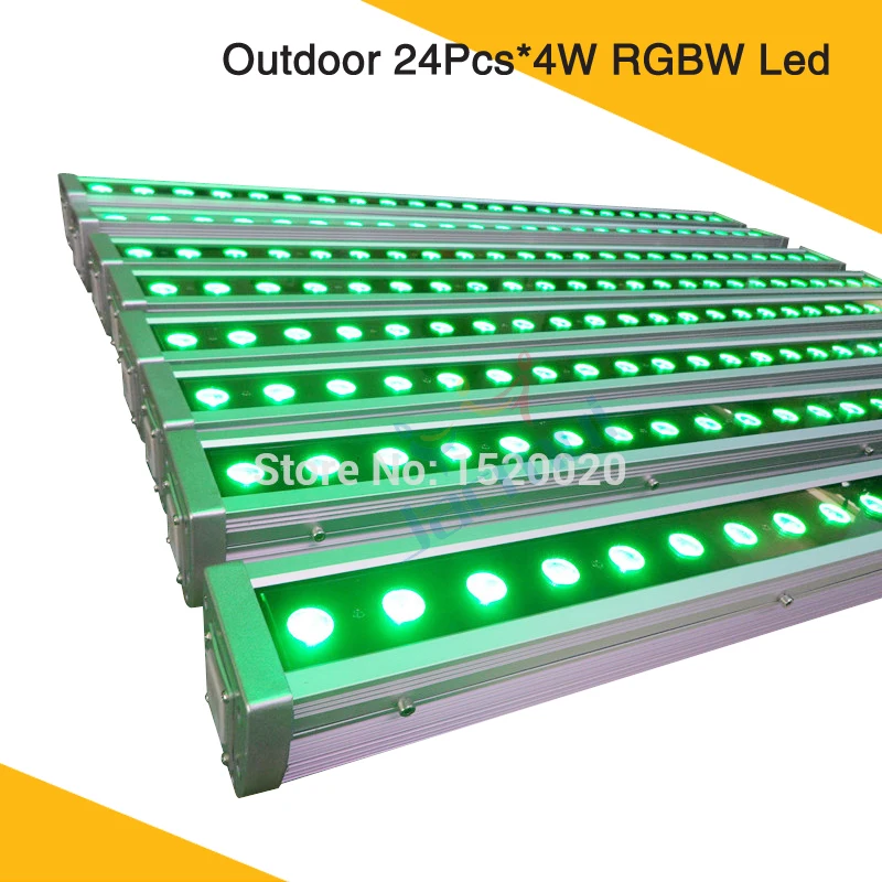 СВЕТОДИОДНЫЙ Уличный настенный светильник 24 шт. * 4 Вт RGBW Led эффект 4/8 Chs Dmx свет|washer