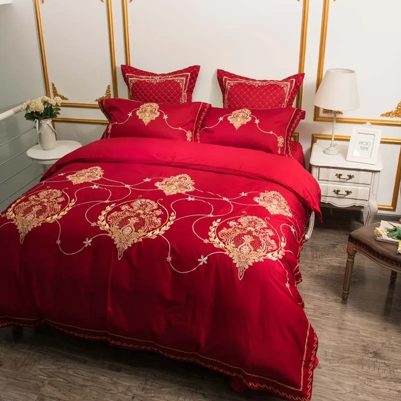 Роскошный комплект постельного белья для отеля 100% Комплект из длинного степлера