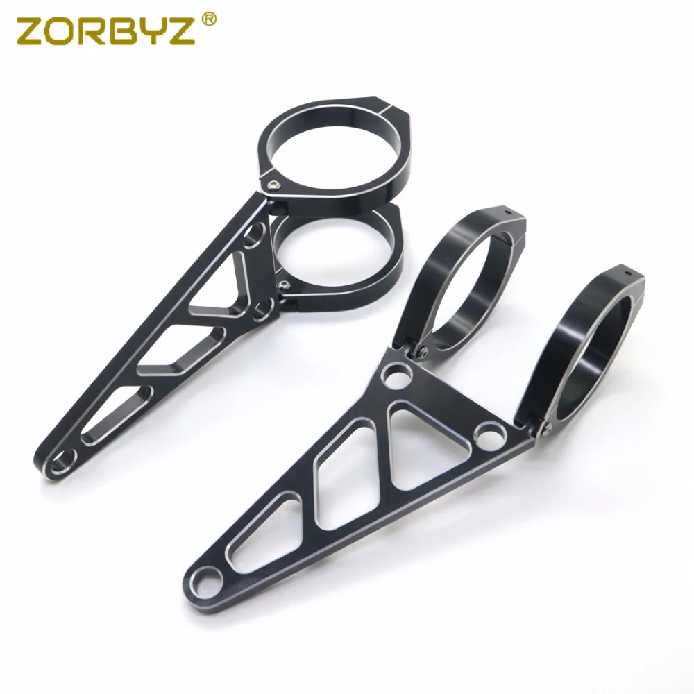 ZORBYZ 39 мм/41 мм/48 мм/51 мм/54 мм/57 мм черный Монтажный кронштейн фар мотоцикла с ЧПУ