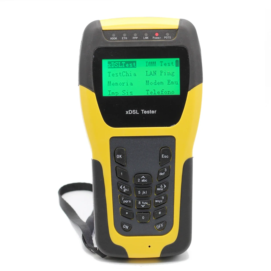 

English Version Professional ADSL2+WAN LAN Tester Cable Tracker Digital ADSL WireTester ADSL Circuit Detector