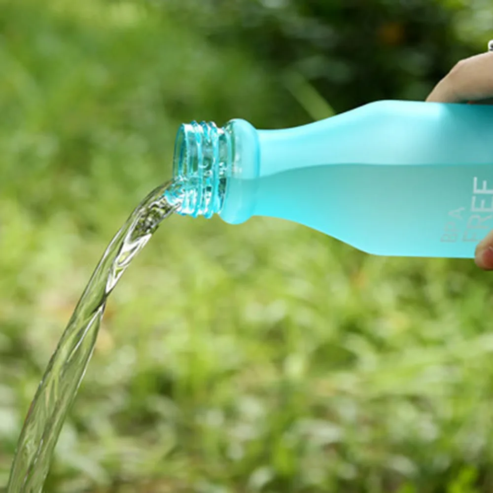 Полезная герметичная Спортивная бутылка для воды пластиковая большой емкости