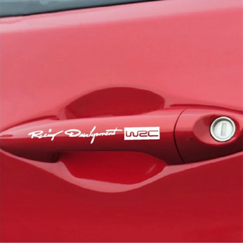 

Door Handle Stickers And Decals Car styling For Mitsubishi Asx Lancer 10 9 Outlander EX Pajero Sport Eclipse Carisma Galant