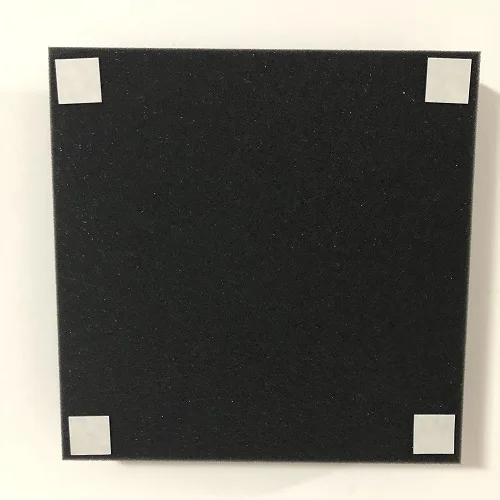 18 шт акустические Клин студия пены 1" X 12" X " дюймов звукоизоляционные панели - Цвет: Black with tape