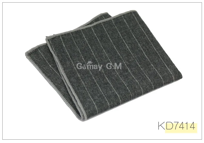 High Quality Cotton Mens Pocket Square Adult Plaid Hankerchief Scarves Vintage Hankies Men's Hanky Square Handkerchiefs