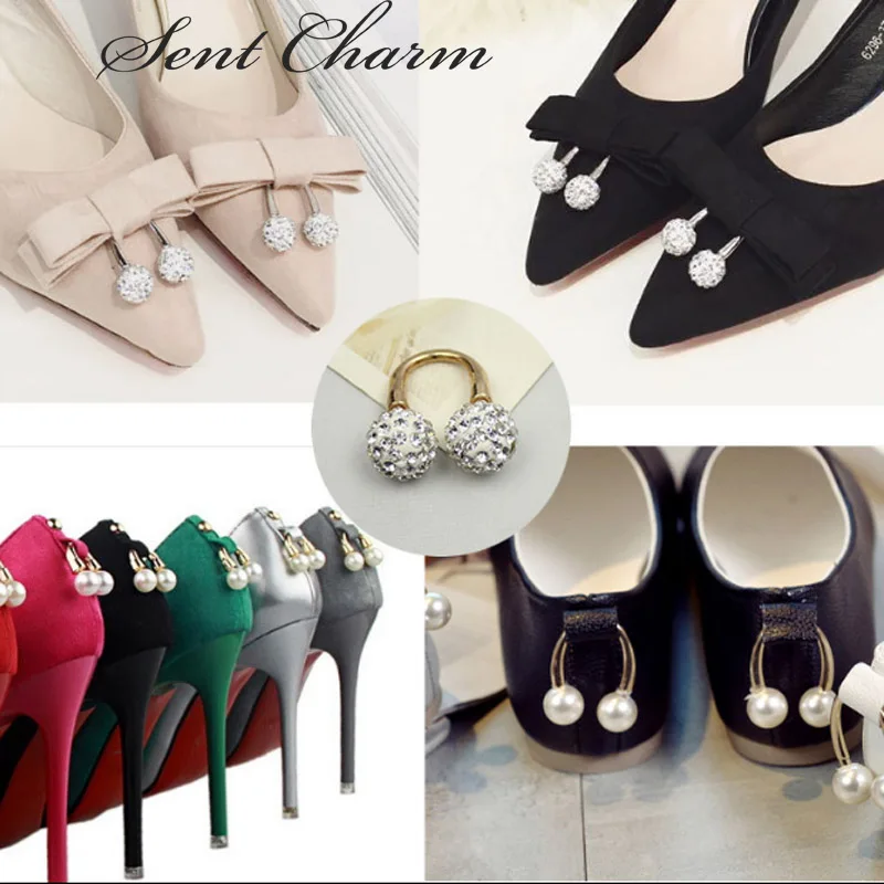 Женские туфли на высоком каблуке SENTCHARM элегантные u образной формы украшенные