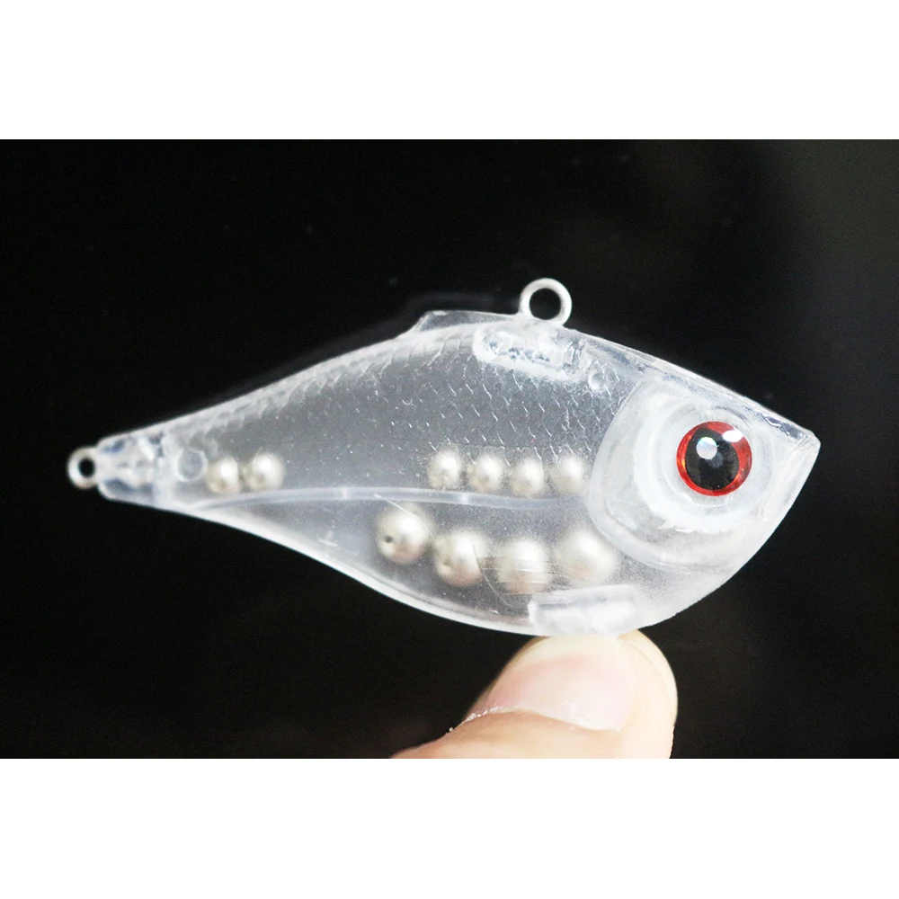 GYFISHING 15 шт. Неокрашенный рыболовный тонущий твердый корпус VIB без жидкости с
