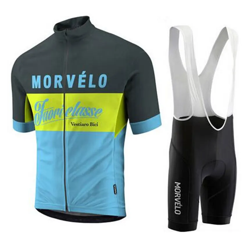 6 Новая летняя одежда для велоспорта Morvelo, комплекты одежды для велоспорта с коротким рукавом, мужские летние комплекты для велоспорта - Цвет: 6