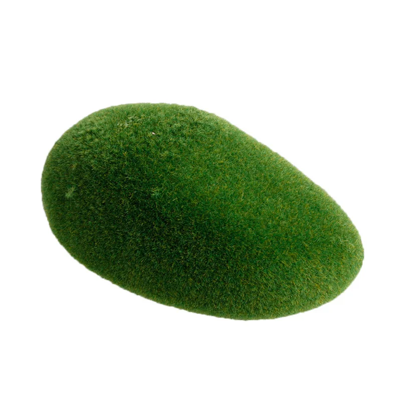 8Pcs Green Artificial Moss Stones Grass Plant Poted Home Garden Decor Landscape Z07 Drop Shipping | Дом и сад