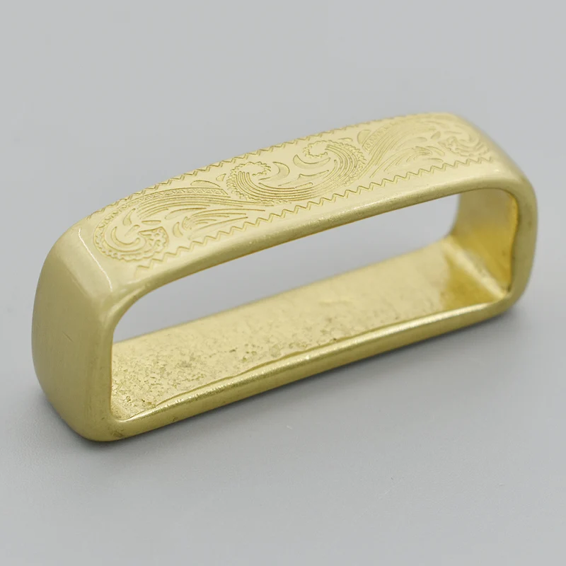 Позолоченный Металл Твердый латунный ремень петля для ремня Ремень Пряжка Петля