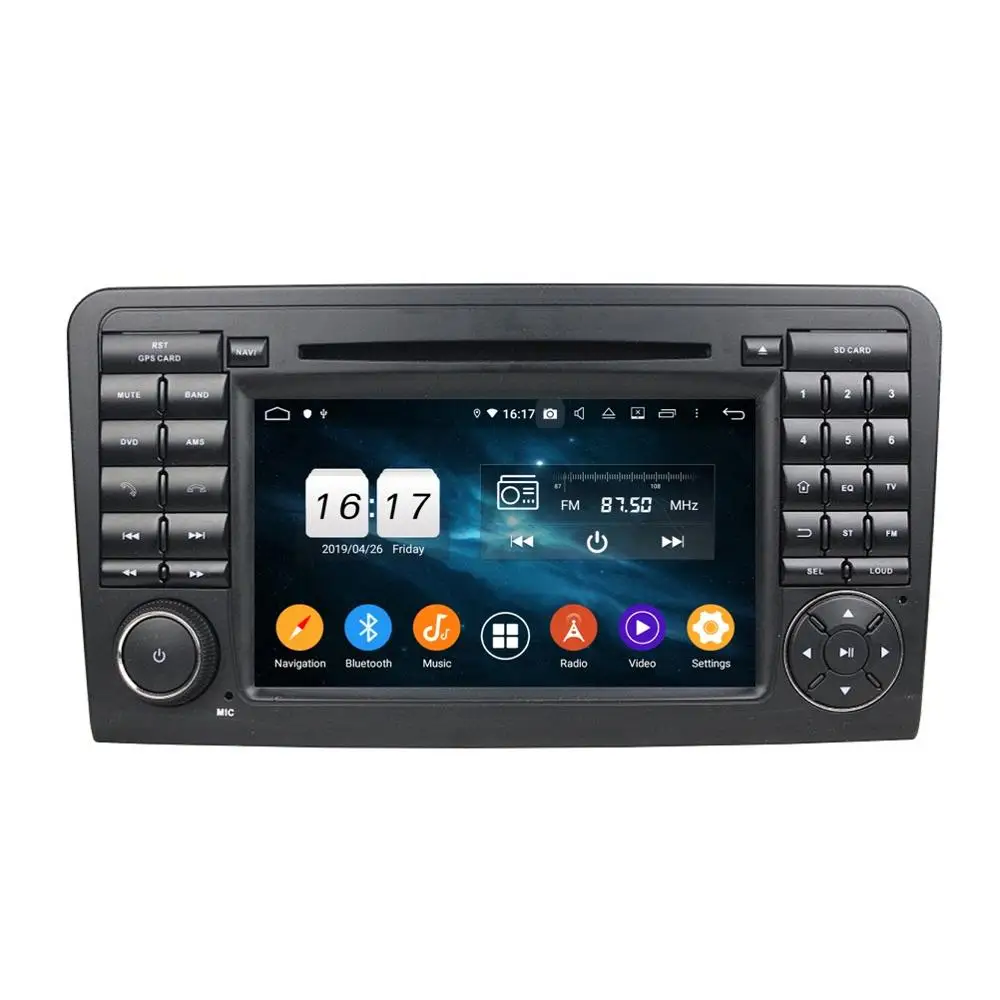 

DSP PX6 2 din 7" Android 10 Car DVD Player for Mercedes Benz ML CLASS W164 ML300 ML350 ML450 ML500 GPS Bluetooth 5.0 WIFI