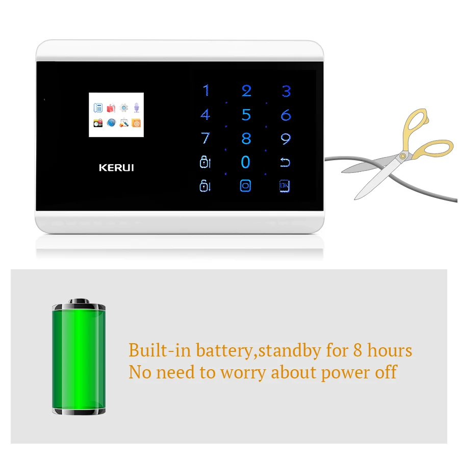 KERUI 8218G GSM PSTN домашняя сигнализация Система безопасности высокопроизводительный