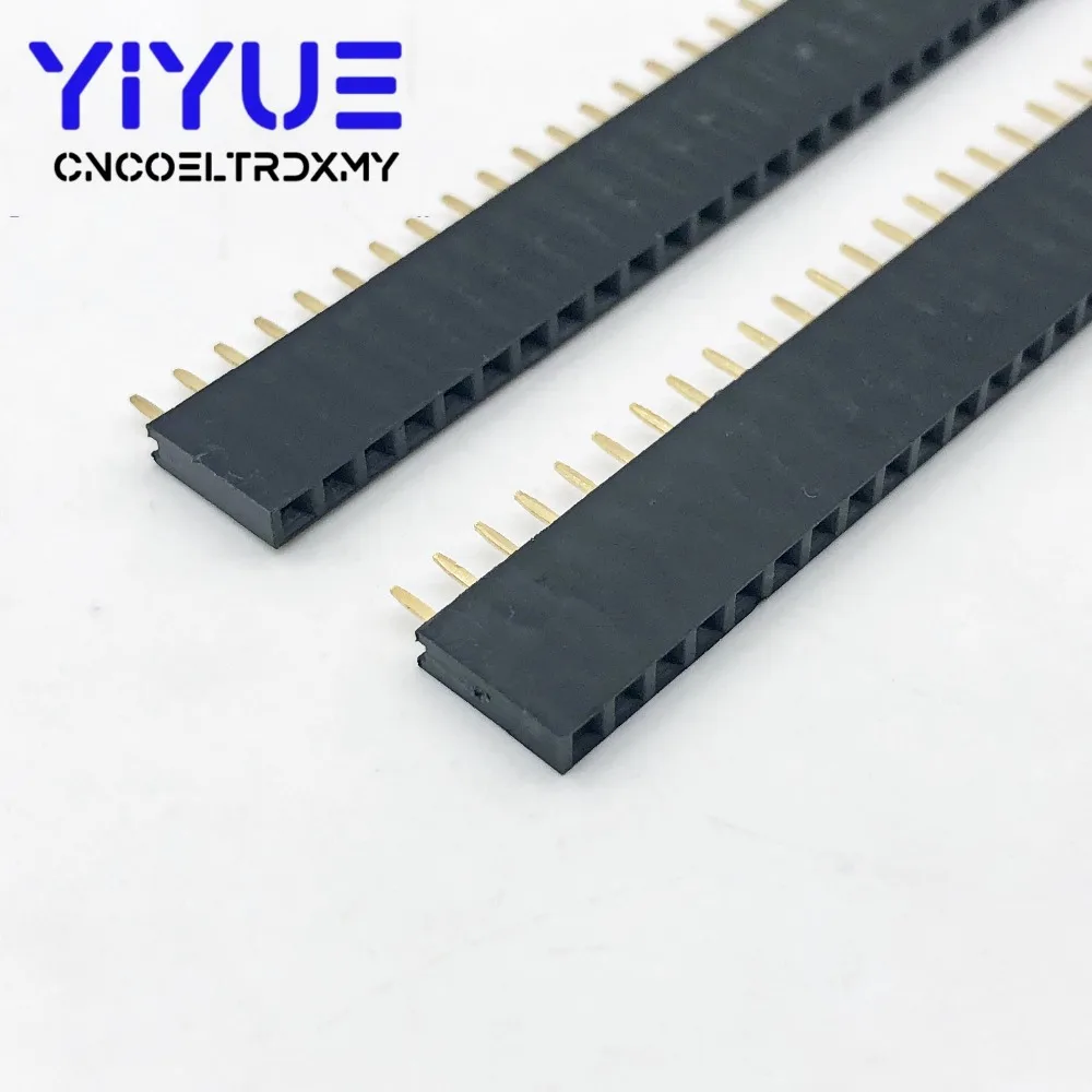 10 шт. 1X40 PIN Однорядный прямой штыревой разъем 2,54 мм шаг полосы разъем 140 40p 40PIN 40 PIN для PCB arduino