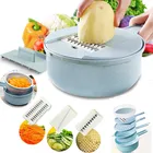 Терка-шинковка для моркови, лука, овощей, 8 в 1