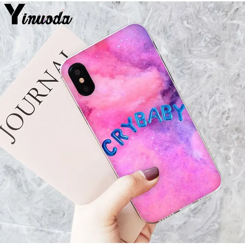 A2 Yinuoda Melanie Martinez Cry baby мягкий силиконовый черный чехол для телефона для iPhone 5 5Sx 6 7 7plus 8 8Plus X XS MAX XR - Цвет: A2