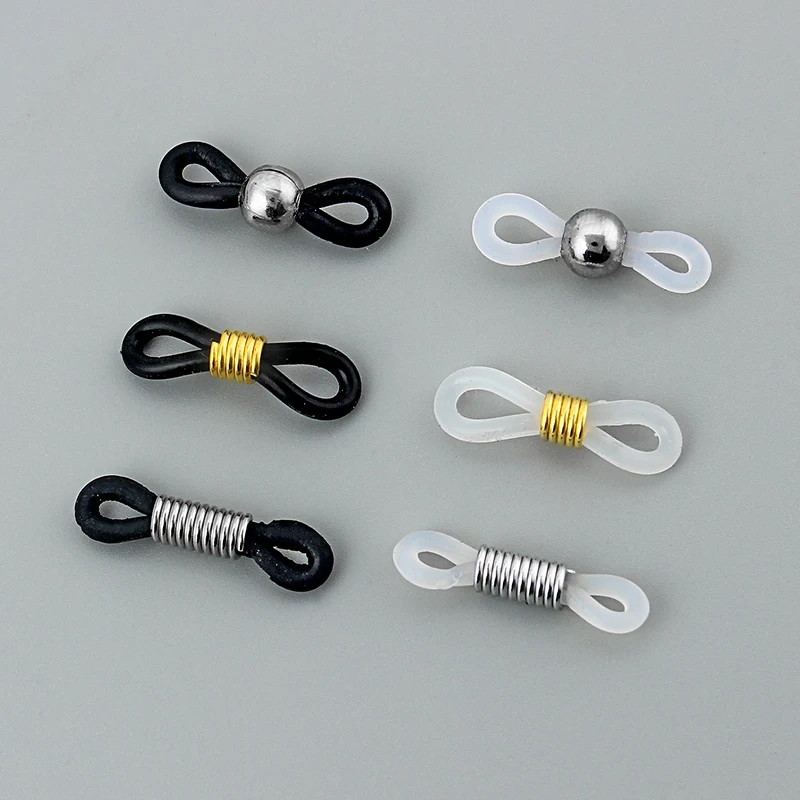 20 шт. резиновые петли для очков 21 мм|rubber end|chain endingsstrap chain |