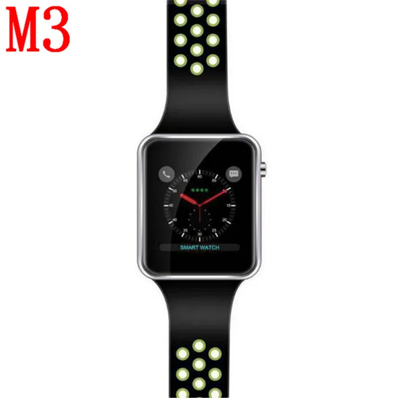 Новые модные спортивные Смарт часы M3 Bluetooth Smartwatch с камерой Facebook Whatsapp Twitter