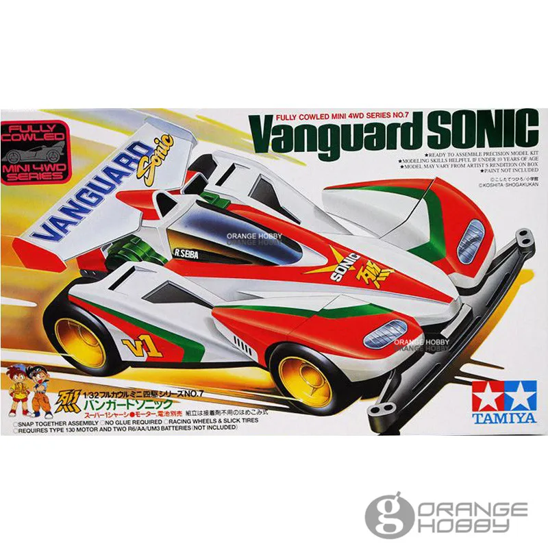 OHS Tamiya 1/32 Mini 4WD Vanguard Sonic(супер 1 шасси) сборные пластиковые модели наборы