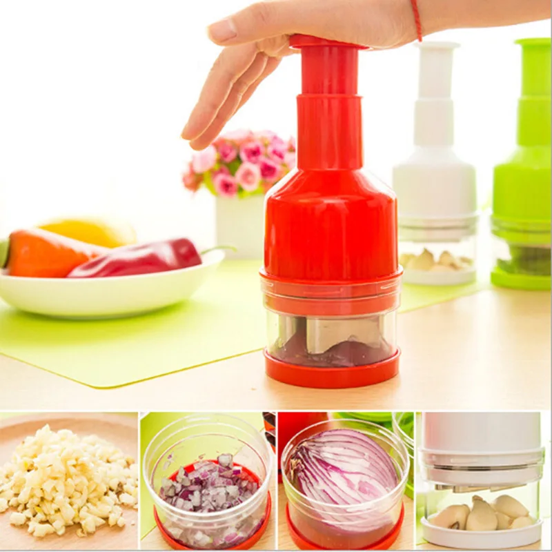

Multi Functional Kitchen Shredders Slicers Cooking Gadget Tools Newly Vegetable Presses Gadgets For Onion Garlic Ginger