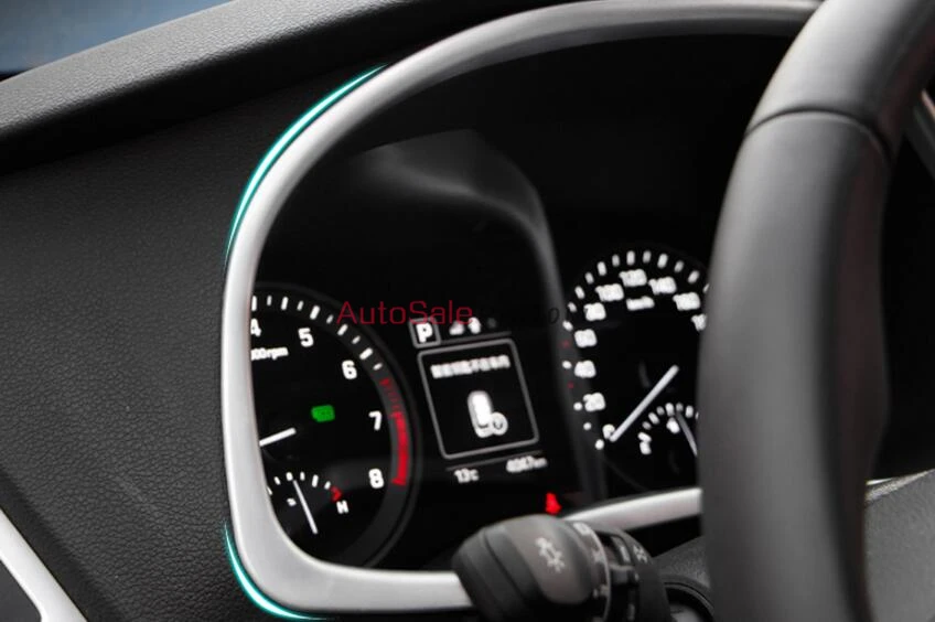 ABS аксессуары подходят для HYUNDAI TUCSON TL 2015 2016 хромированная панель приборной панели