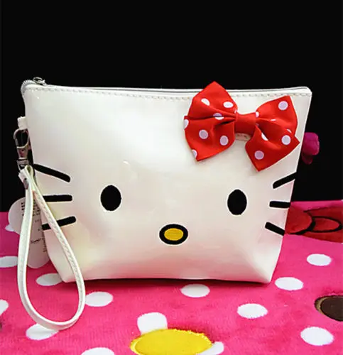 Новая сумочка Hello kitty Макияж сумка клатч чехол yey-228 | Багаж и сумки