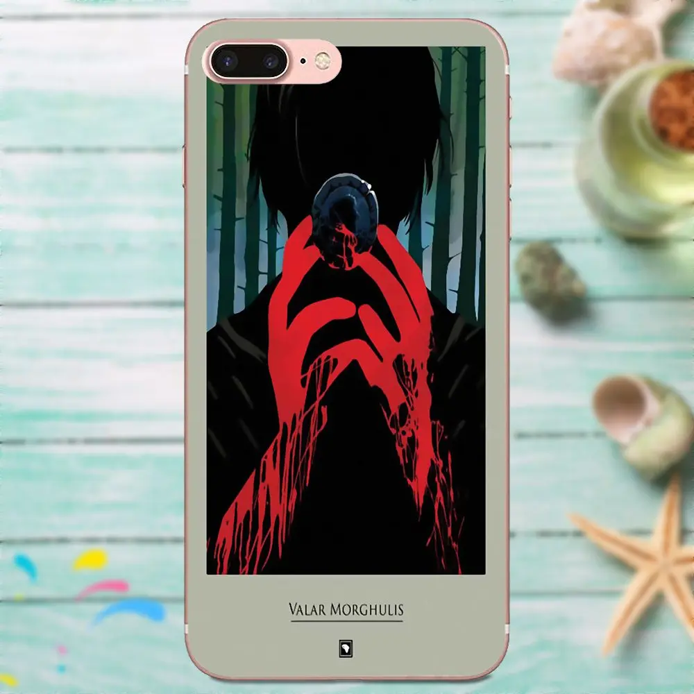 Мягкий Силиконовый ТПУ прозрачный чехол Valar Morghulis для Apple iPhone X XS Max XR 4 4S 5 5C 5S SE 6 6S 7 8