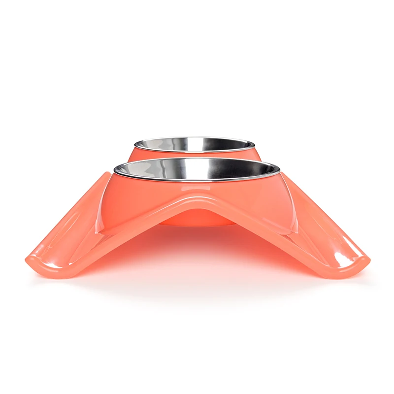 W стиль герметичная миска для собак из нержавеющей стали щенков кошек хранения