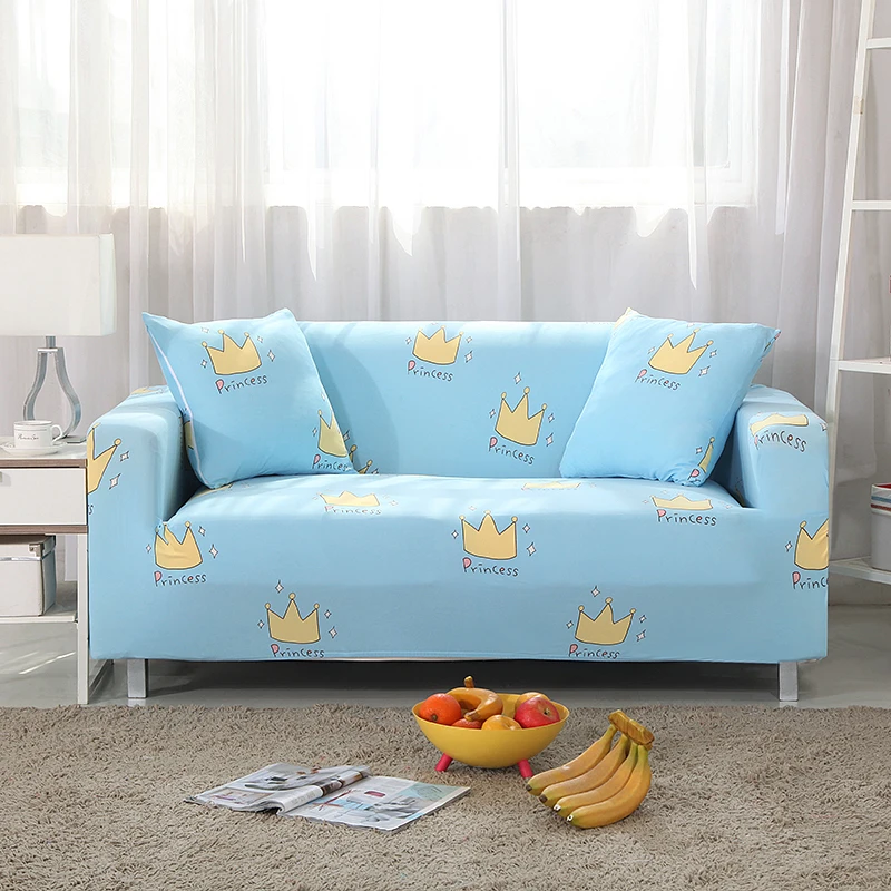 17 Gray Striped Plaid Elastic Sofa Protector Cover for Living Room Sofa Slipcovers Sectional L Shape Sofacover 1/2/3/4 Seater - Цвет: 17