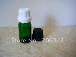 10ml green/blue/brown essential oil bottle with plastic cap,for cosmeticl packaging