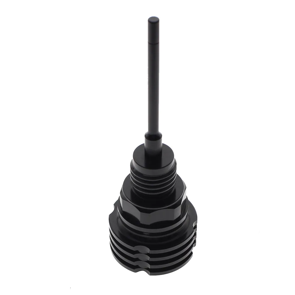 Black FXCNC алюминиевые мотоциклетные масляные палочки маслоналивная крышка щуп для HONDA PCX 125 150 PCX125 PCX150 аксессуары - Цвет: Black