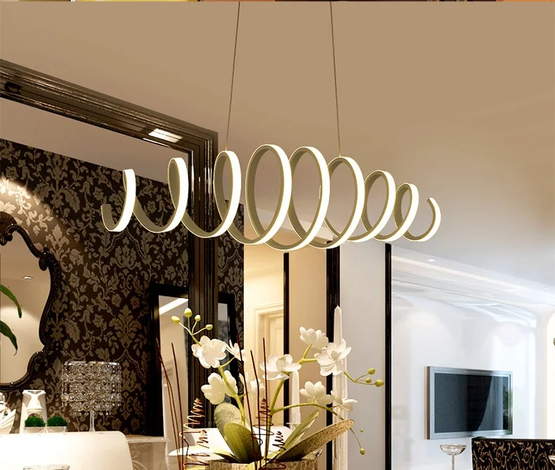 Индивидуальная художественная простая современная светодиодная люстра