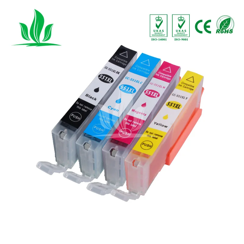 550XL 4 шт. PBKCMY совместимый для cannon принтерам PIXMA ip7250 8750 MG5450 MX725 MX925 MG6450 MG5550 IX6850 MG5650