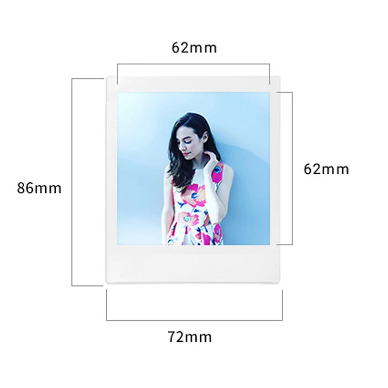 Подлинная Fujifilm Instax квадратный защитный экран 10 листов Фотобумага для