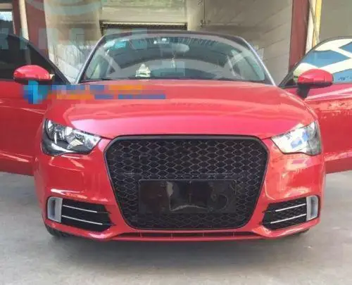 

for Audi A1 RS1 2013-2015 high quality ABS Black Gray front grill grille mesh