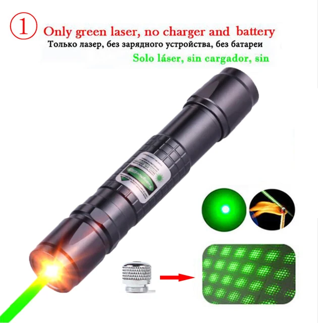 Black laser and lamp laser pointer hunting green lazer high power tactical Laser sight Pen 303 Burning laserpen Powerful laserpointer flashlight - Цвет: Black laser and lamp