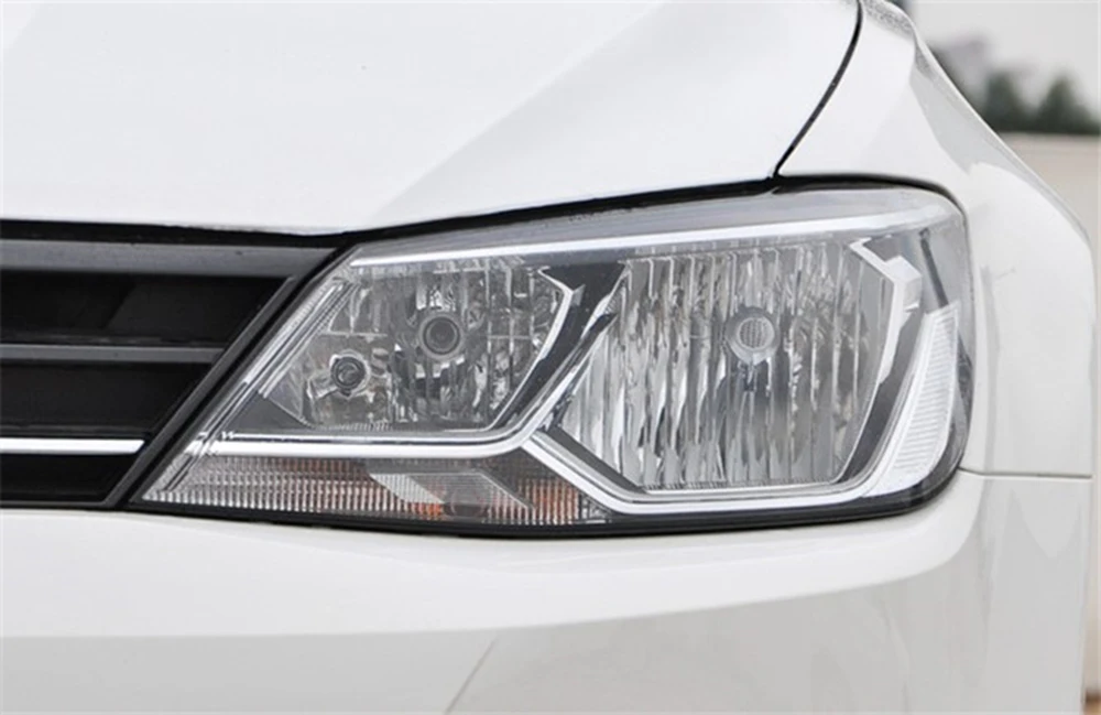 Для Volkswagen lamando прозрачные фары автомобиля фары прозрачные линзы автомобильный брелок крышка