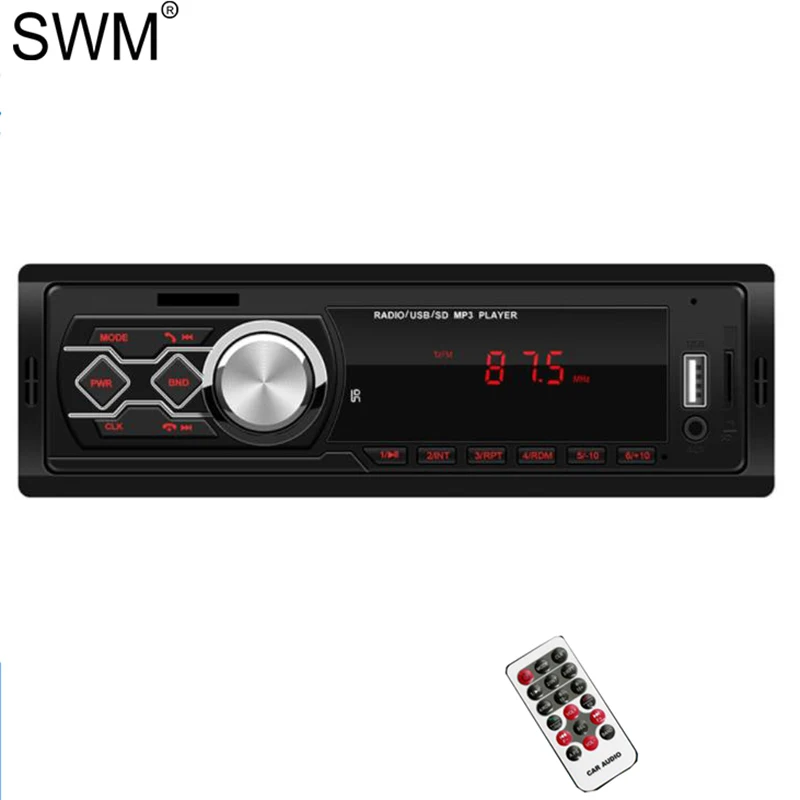 Автомагнитола 12 В автомагнитола mp3 плеер светодиодный дисплей USB AUX FM Арабская