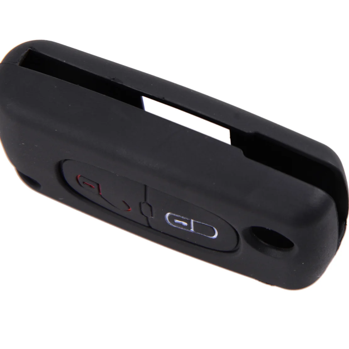

DWCX Car Styling Silicone Flip Key Cover Case Fob Shell 6.4 x 3.5 x 1.7cm Fit For Citrone C2 C3 C4 C5 C6 C8 Peugeot 307 308 407