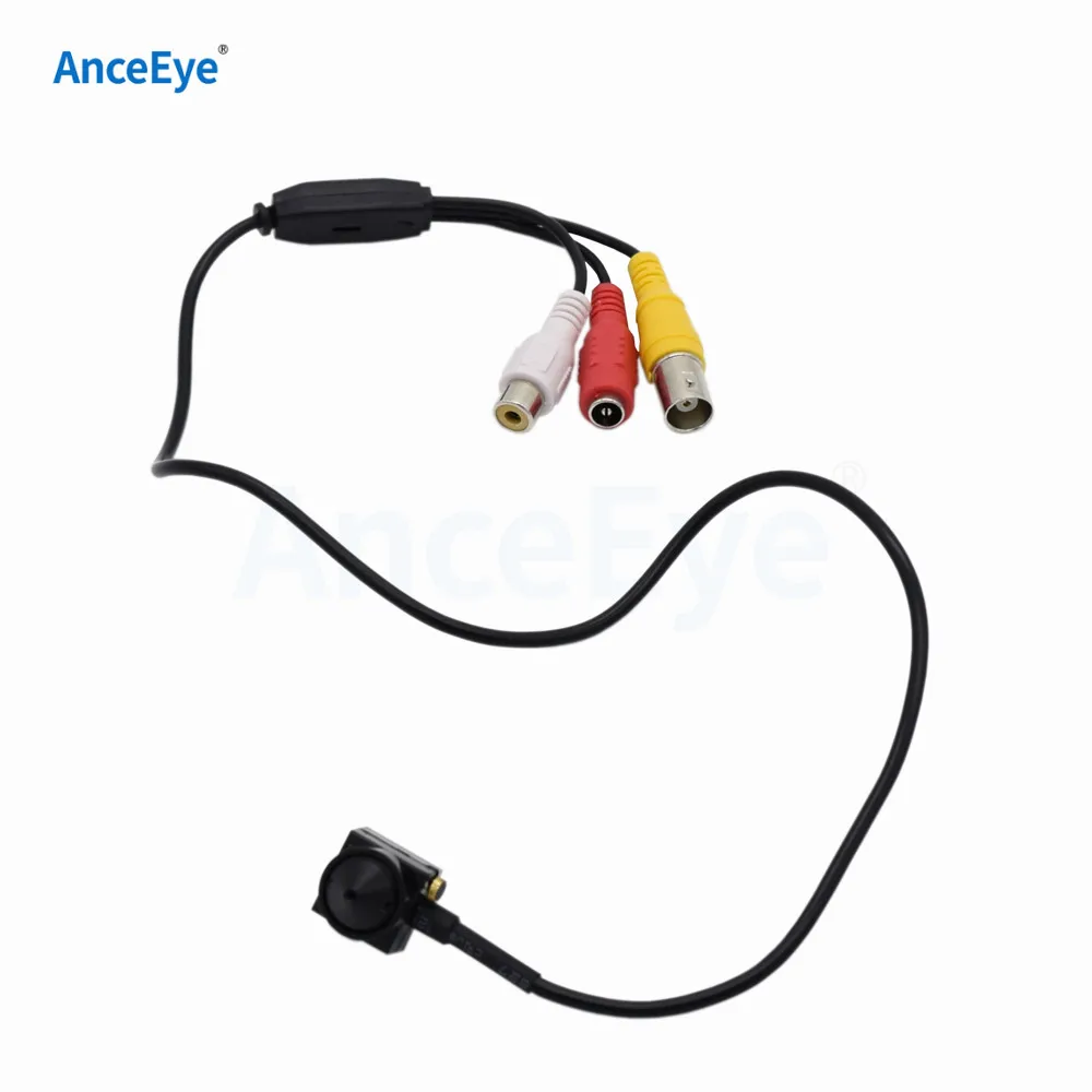 Супер Мини AHD камера AnceEye audio 1080P IMX323 UTC система видеонаблюдения мини цветная с