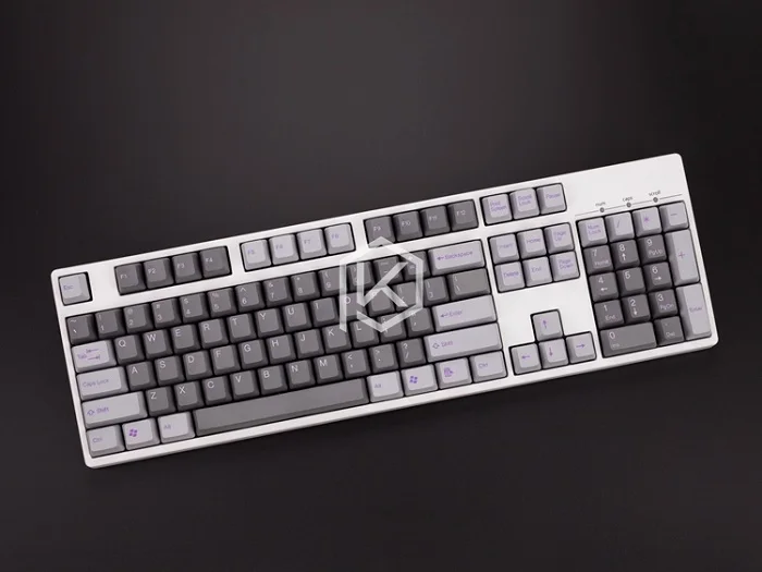 Keycaps grey2 x1 Taihao pbt, двойные брелки для самостоятельной сборки, игровая механическая клавиатура, цвет: черный, оранжевый, голубой, Радужный светильник, серый - Цвет: Keycaps grey2 x1