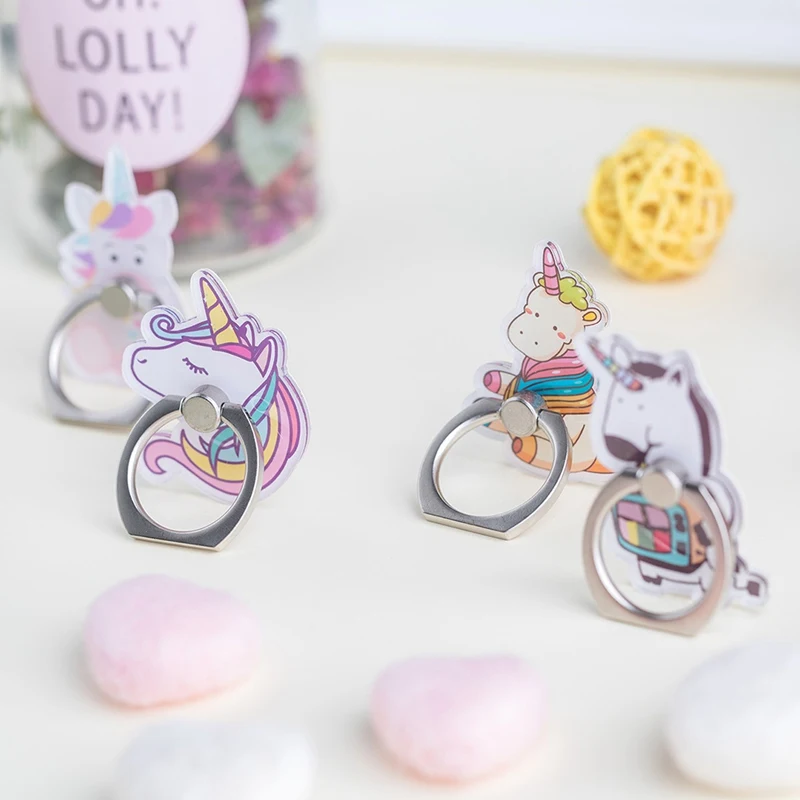 UVR Единорог мобильный телефон стенд держатель Единорог палец кольцо мобильный смартфон держатель подставка для iPhone Xiaomi huawei