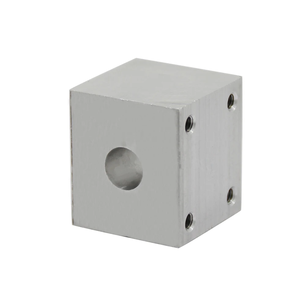 T8 трапециевидная винтовая гайка Корпус белый Монтажный кронштейн Алюминий для