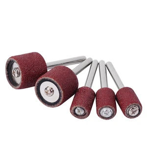 Шлифовальный шатун для наждачной бумаги, аксессуары для колец, Электрический Роторный инструмент, аксессуары для дремель биты, 5 шт.