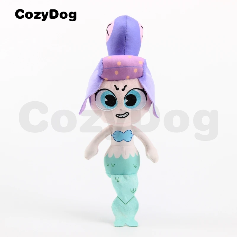 

Игра Cuphead Кала Мария Русалка плюшевая игрушка Cuphead фигурка Мягкая кукла подарок для детей Высокое качество 28 см 11 дюймов